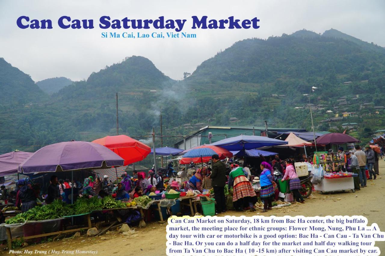 Huy Trung Homestay Bac Ha  Exterior foto